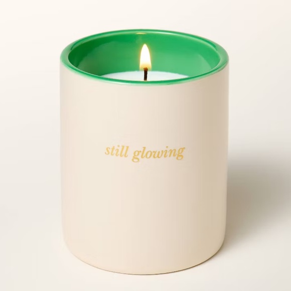 3-Ceramic Jar Candle Gift Set Cream/Green/Pink/Blue kate spade new york X Target - Picture 2 of 3